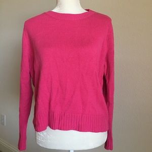Long Sleeve Pink Sweater